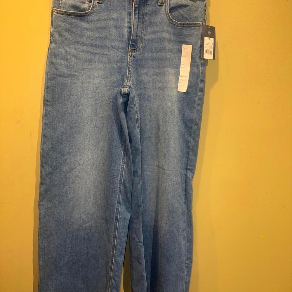 Universal Thread Everyday Wide Leg Jeans High Rise Medium Wash 12R NWT